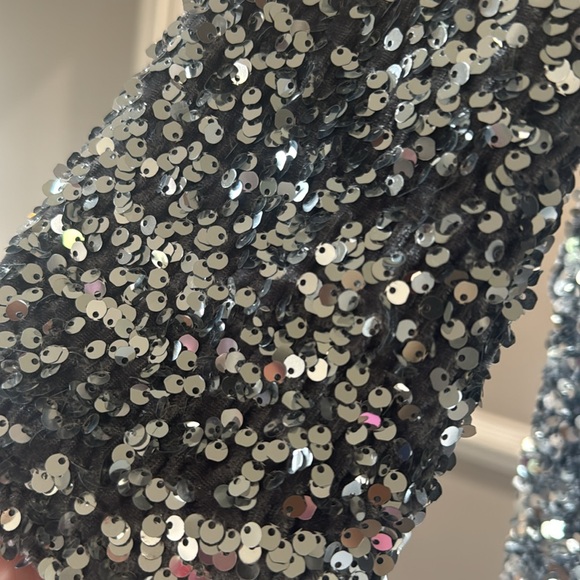 Nasty Gal velvet sequin blazer - Picture 4 of 4